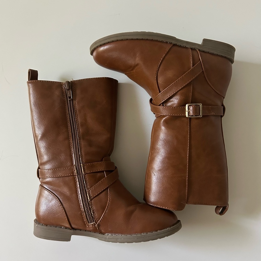 Brown girls boots